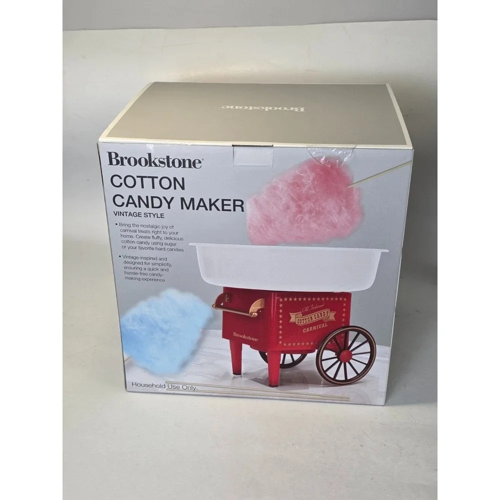 Brookstone‎ Cotton Candy Maker Vintage Style BRAND NEW